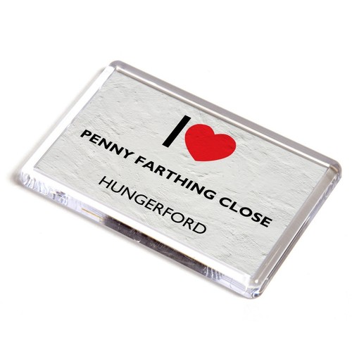 Fridge magnet love penny - fridge,