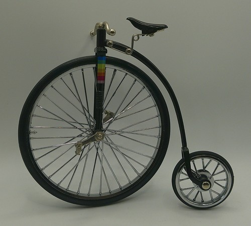 Toy miniature penny farthing - penny,