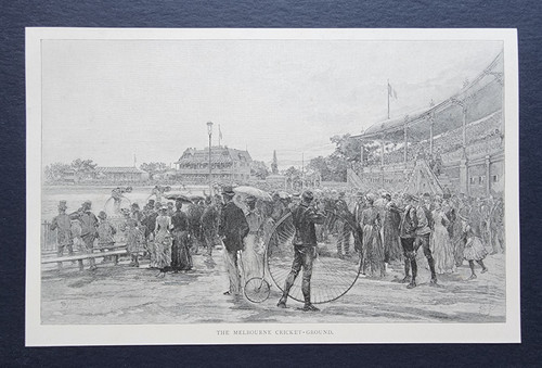 Antique print cycling - (1888),