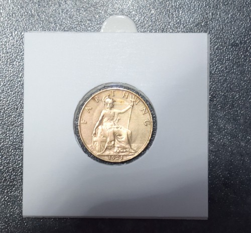 Coin penny farthing in - farthing,