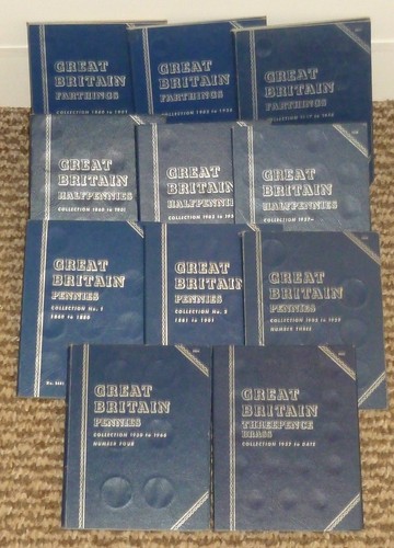 Whitman folders pennies - whitman,