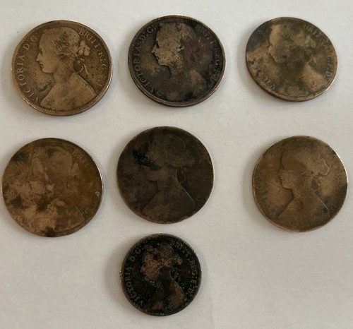 Queen victoria farthing bronze - victoria,