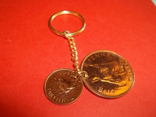 Penny farthing coin - farthing,