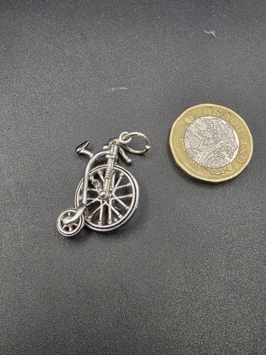 Sterling silver penny farthing