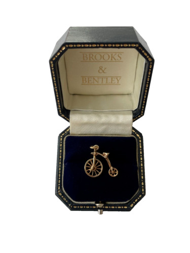 1904 penny farthing bike 9ct - penny,