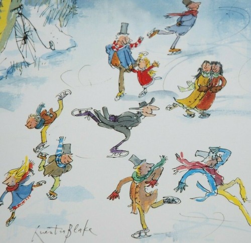 Quentin blake skaters with - blake,
