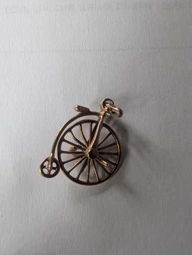 9ct gold charm penny - gold,