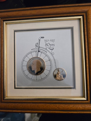 Penny farthing coin 1923 2003 - penny,