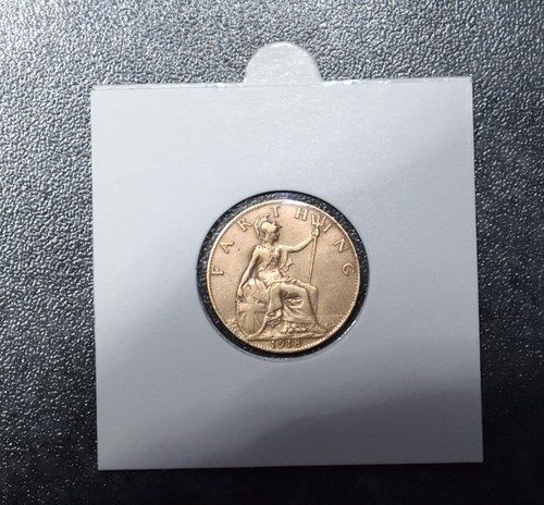 Coin penny farthing - gb,