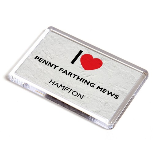 Fridge magnet love penny - fridge,