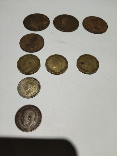 British coins 20th century - coins,,