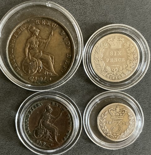 Coin lot king william iv - lot:,