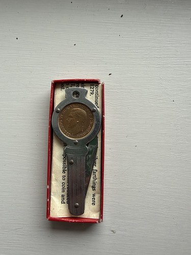 Antique penny farthing pocket - farthing,