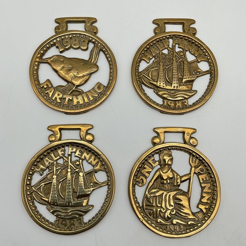 Brass horse brasses - brass,