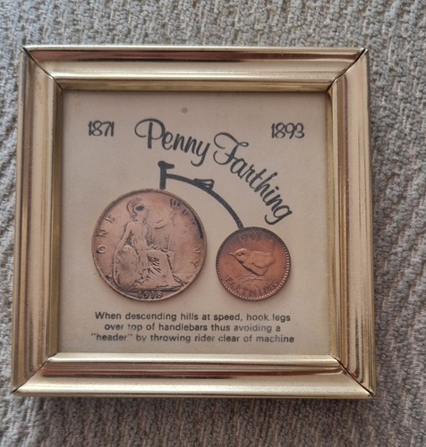 Penny farthing bicycle - farthing,