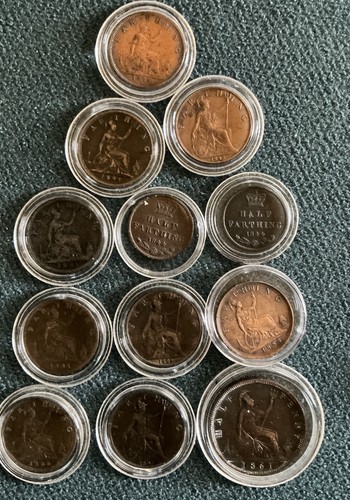11x victorian fractional coins